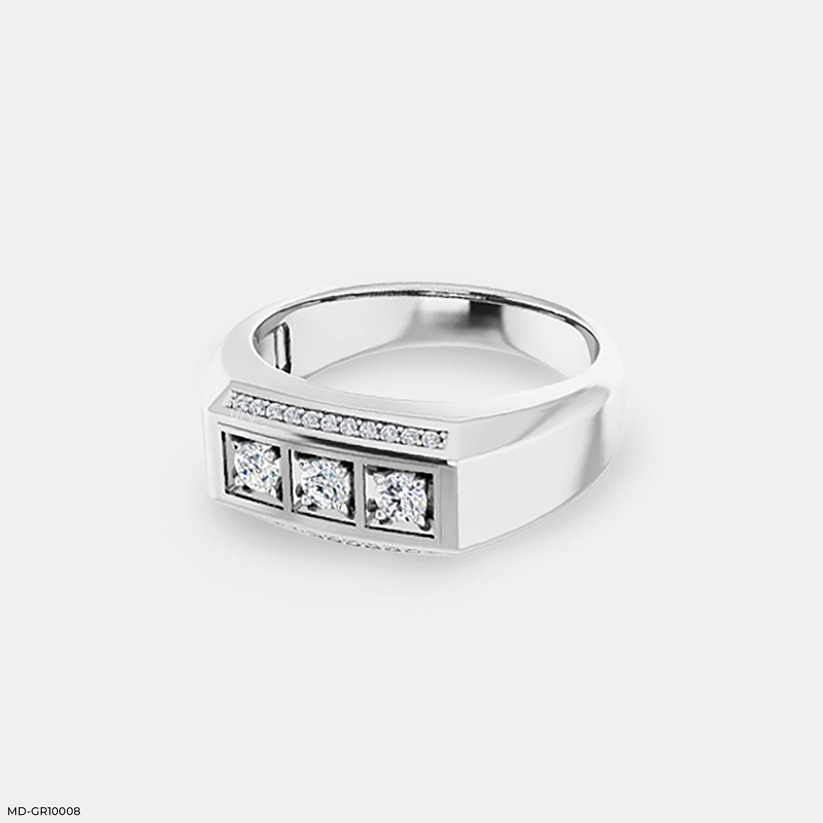 Threefold Majesty Diamond Rings