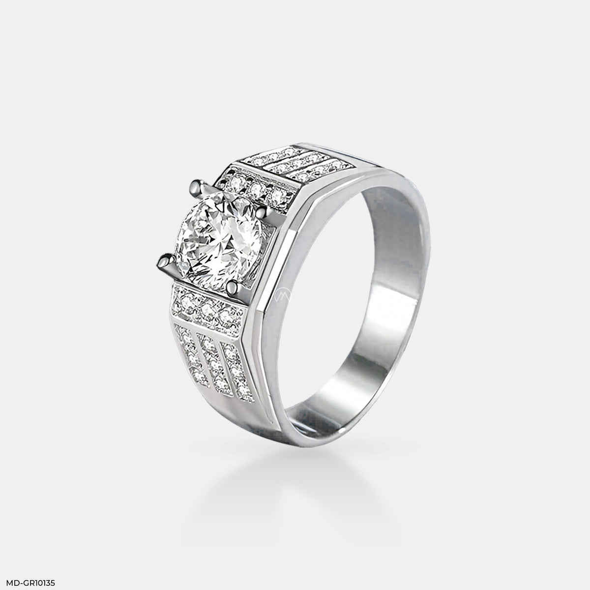 1 Carat Round Solitaire Divine Men's Ring