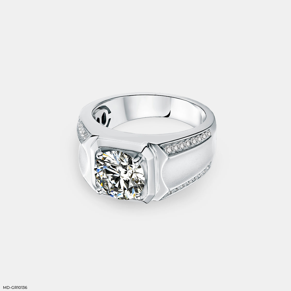 2 Carat Solitaire Classic Men's Ring