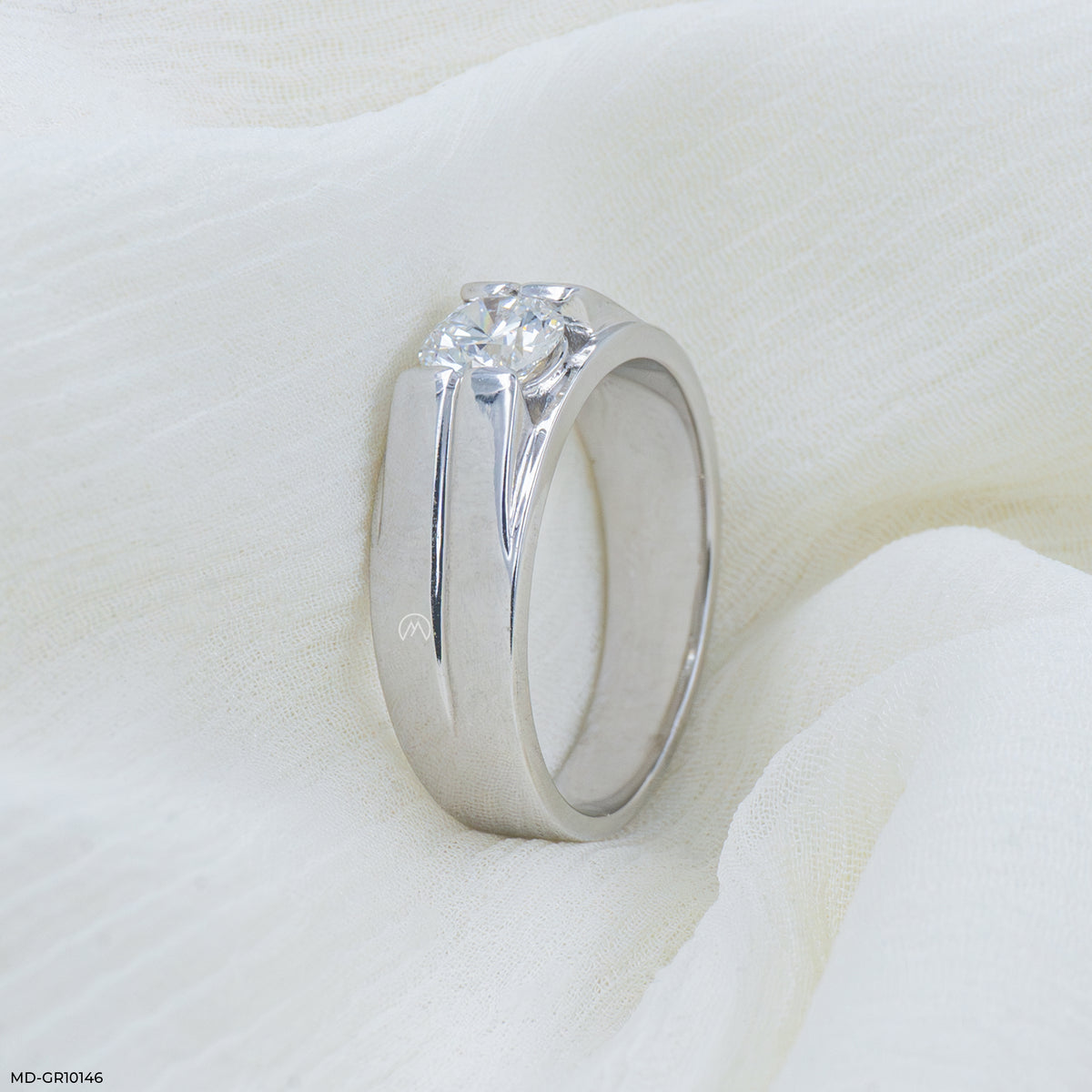 0.50 Carat Solitaire Evergreen Gent's Ring