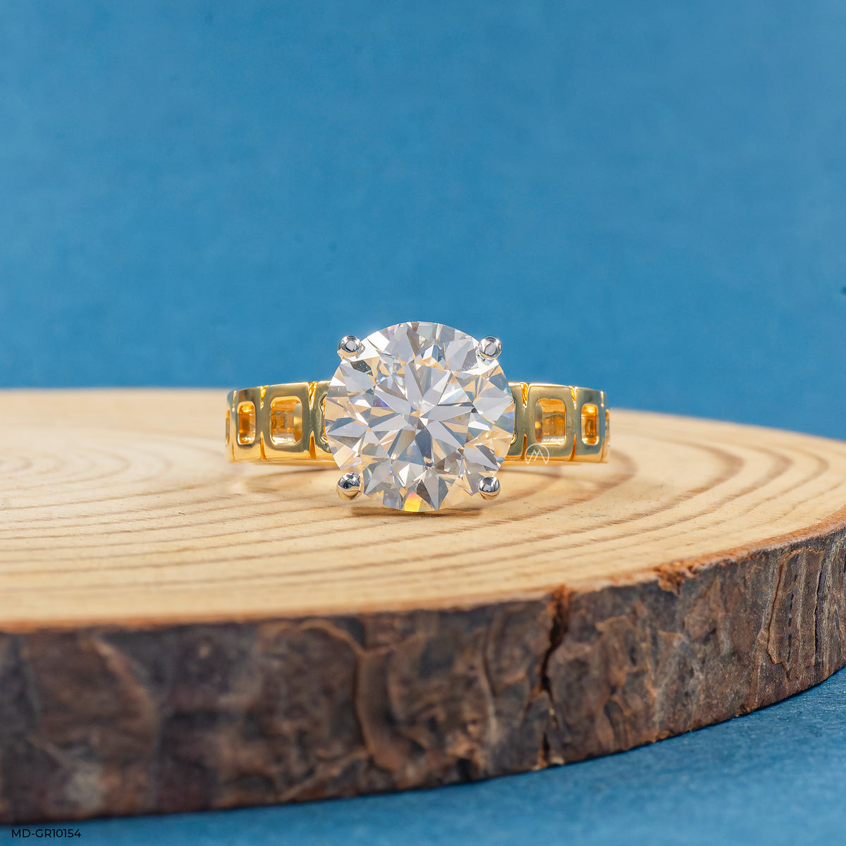 5 Carat Solitaire Eternal Engrave Gent's Ring