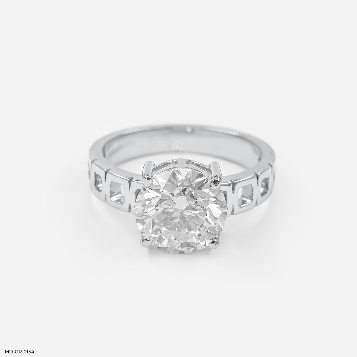 5 Carat Solitaire Eternal Engrave Gent's Ring