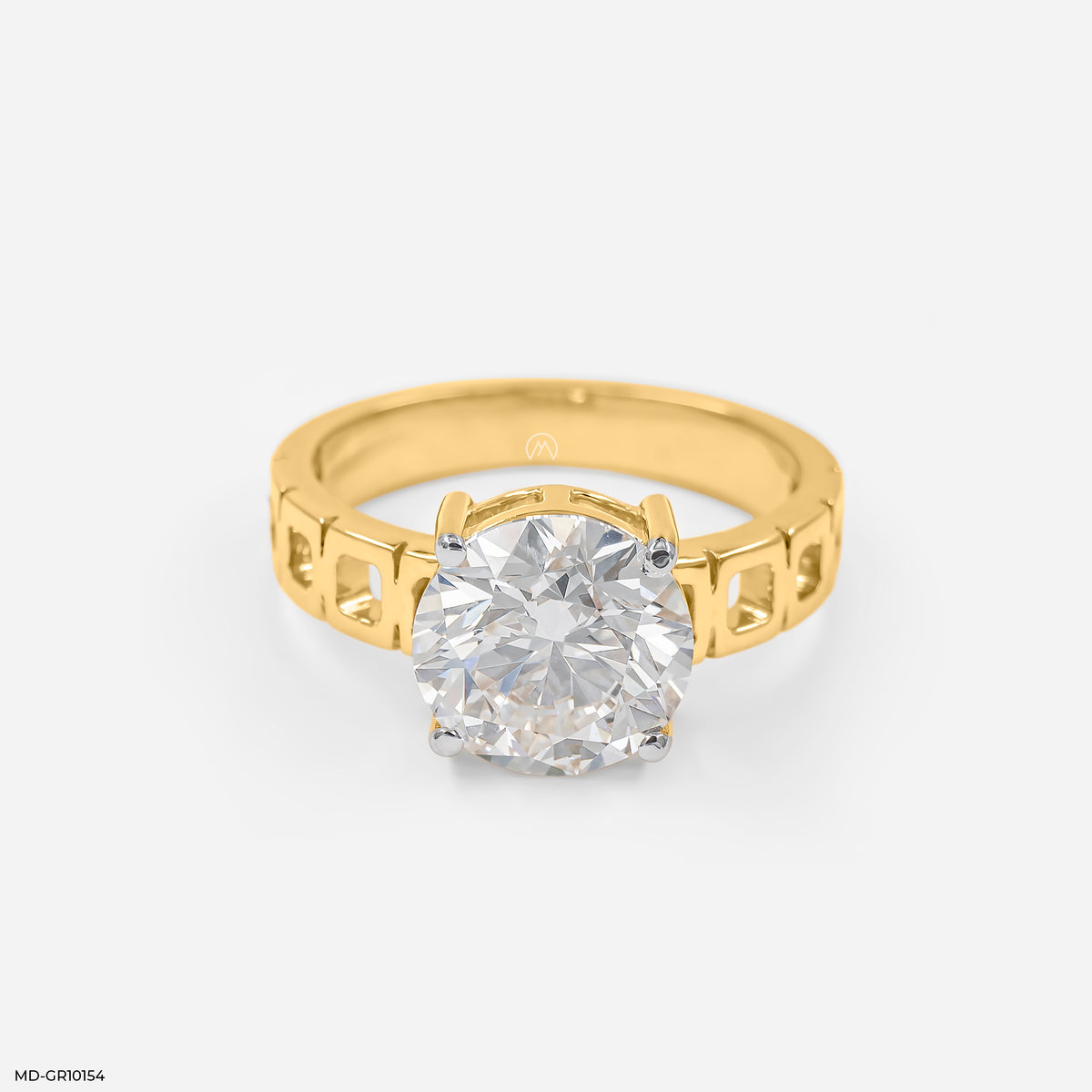 5 Carat Solitaire Eternal Engrave Gent's Ring