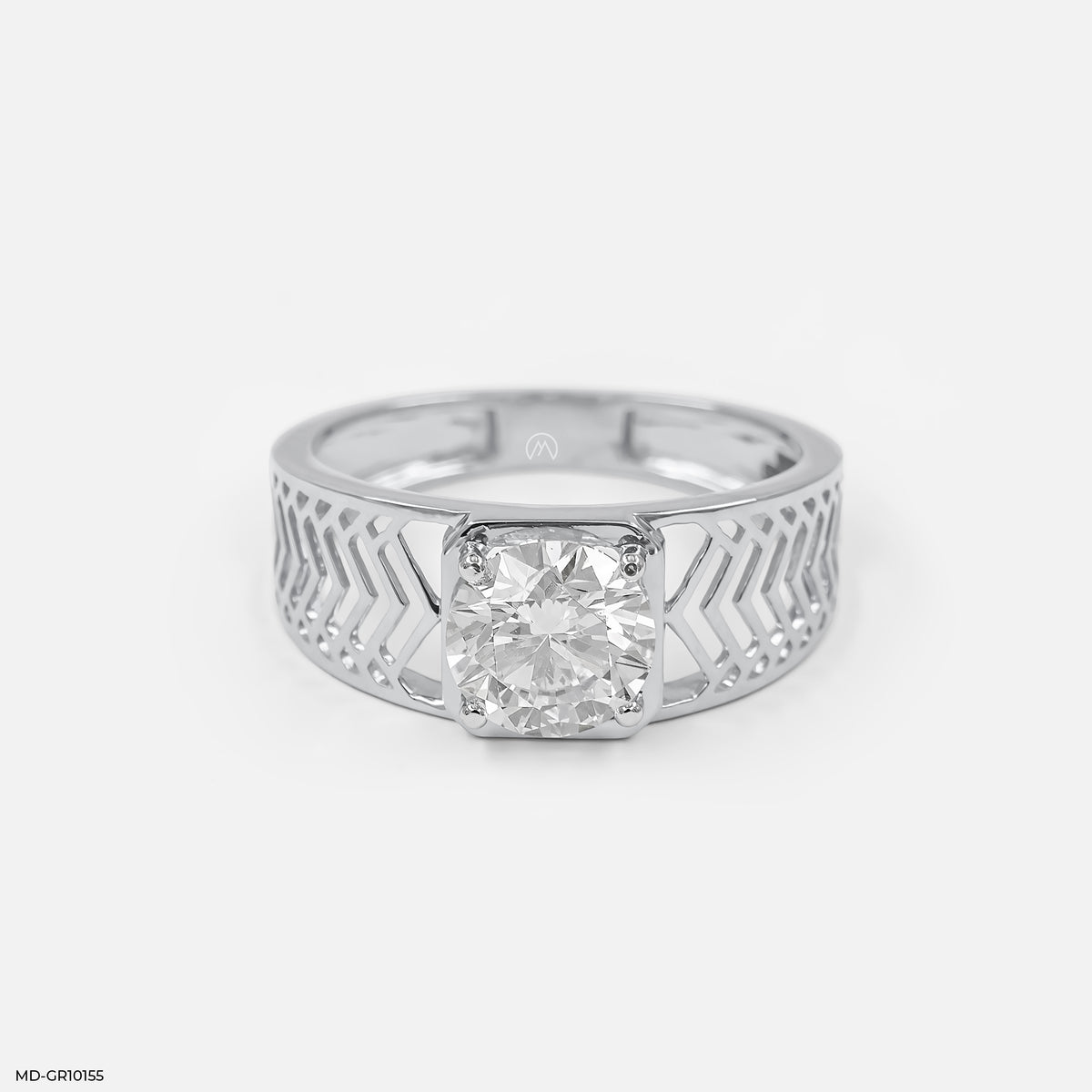 2 Carat Solitaire Sentinel Gent's Ring