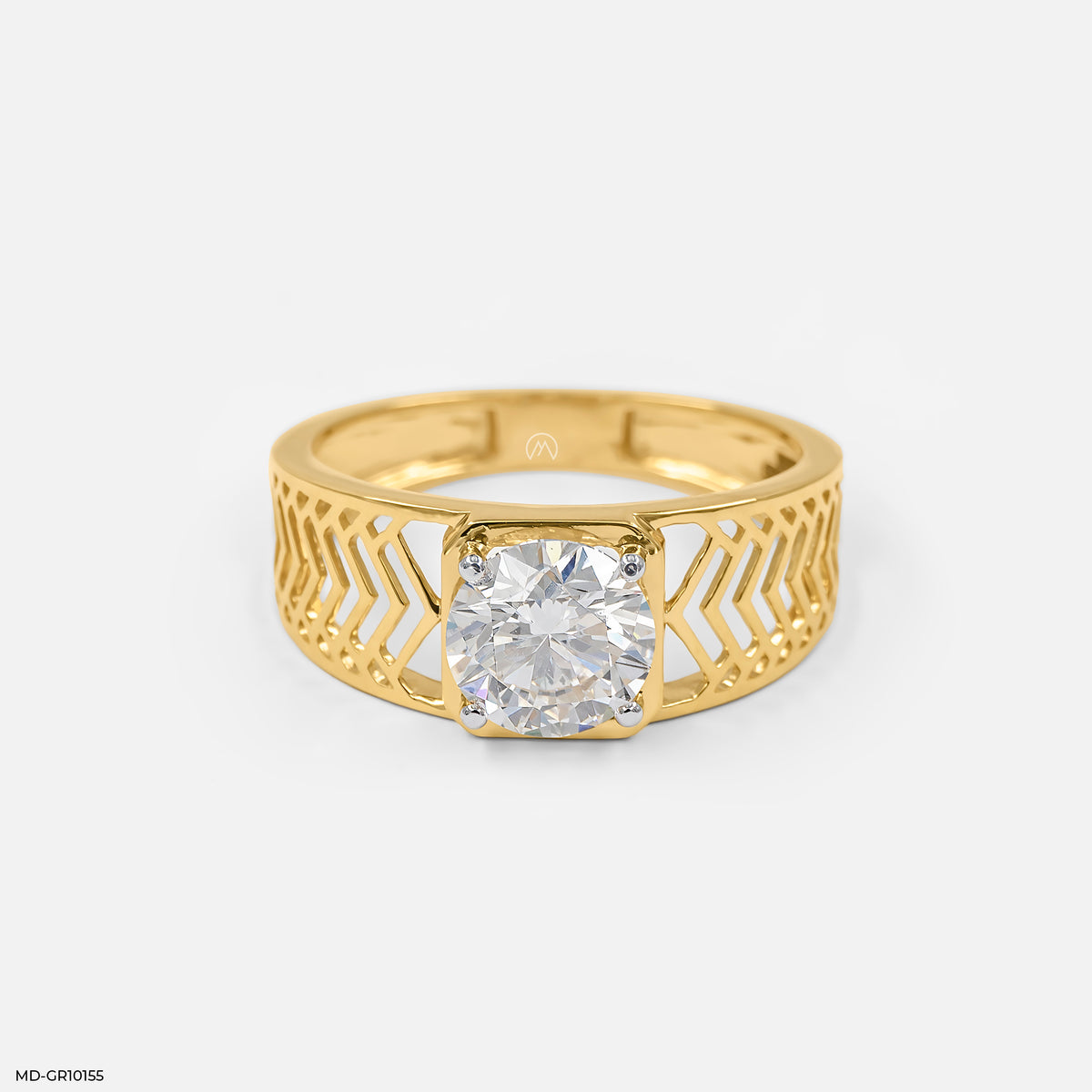 2 Carat Solitaire Sentinel Gent's Ring