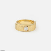 Crowned Frame Mens Diamond Ring