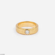 Brilliance Solo Diamond Mens Ring