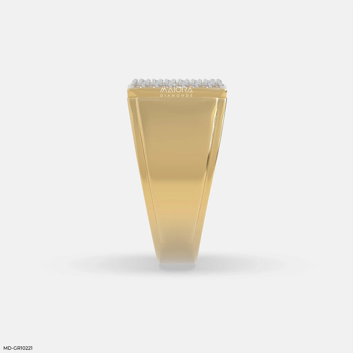 Brilliance Panel Mens Diamond Ring