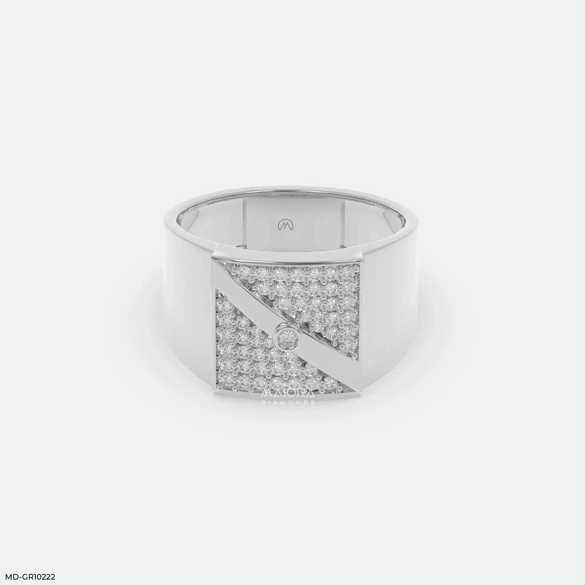 Regal Sqaure Mens Diamond Ring