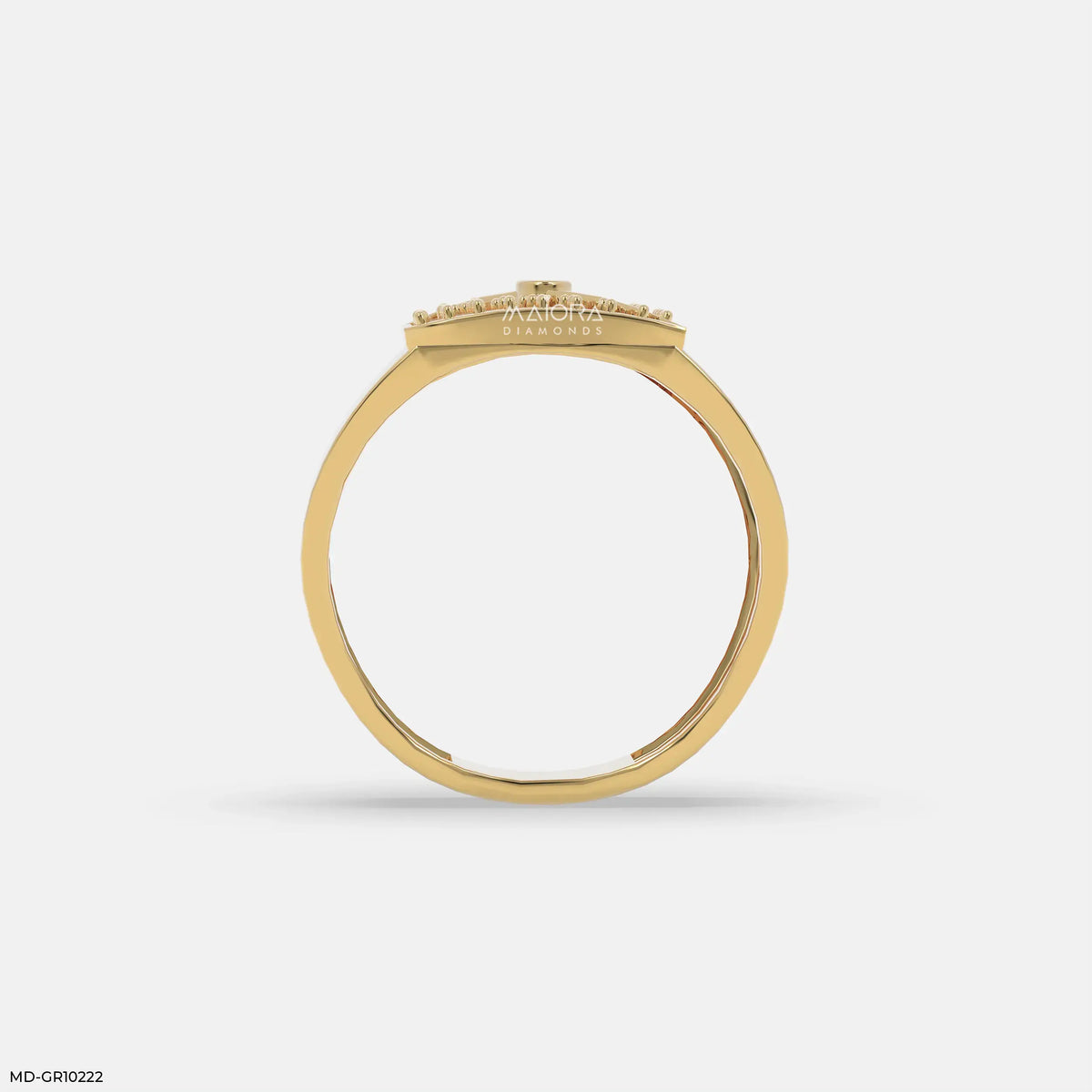 Regal Sqaure Mens Diamond Ring
