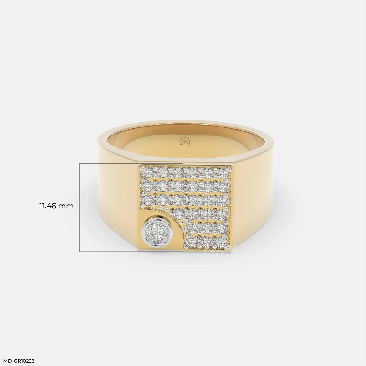 Sovereign Crest Mens Diamond Ring