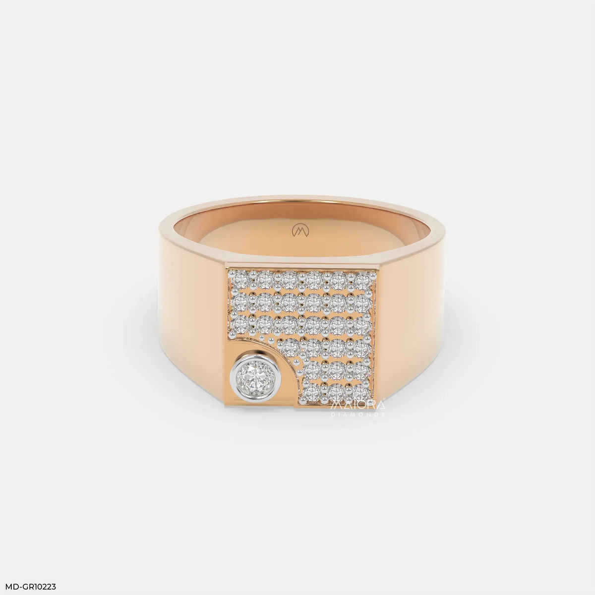 Sovereign Crest Mens Diamond Ring