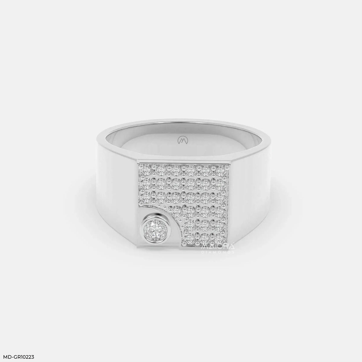 Sovereign Crest Mens Diamond Ring
