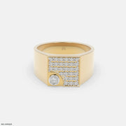 Sovereign Crest Mens Diamond Ring