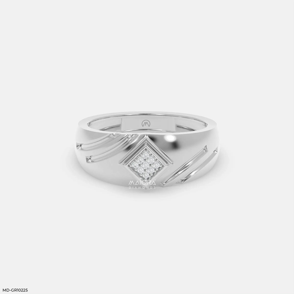Internal Spark Mens Diamond Ring