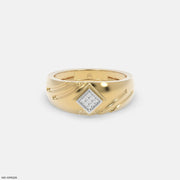 Internal Spark Mens Diamond Ring