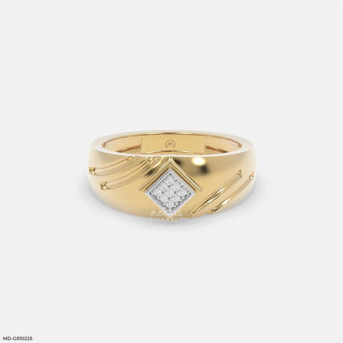 Internal Spark Mens Diamond Ring