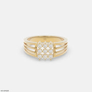 Trinity Stream Mens Diamond Ring
