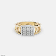 Classic Quad Mens Diamond Ring