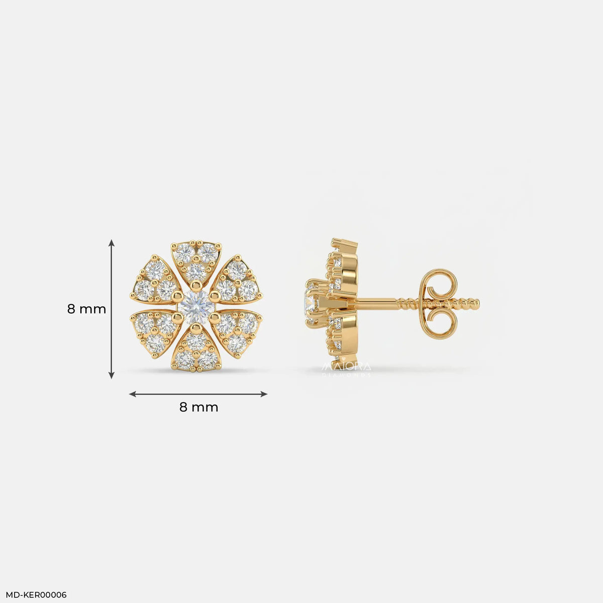 Fairy Bloom Kids Diamond Earrings