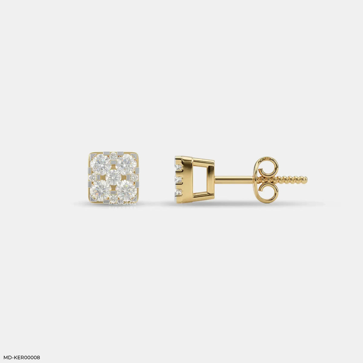 Pixel Glow Kids Diamond Earrings