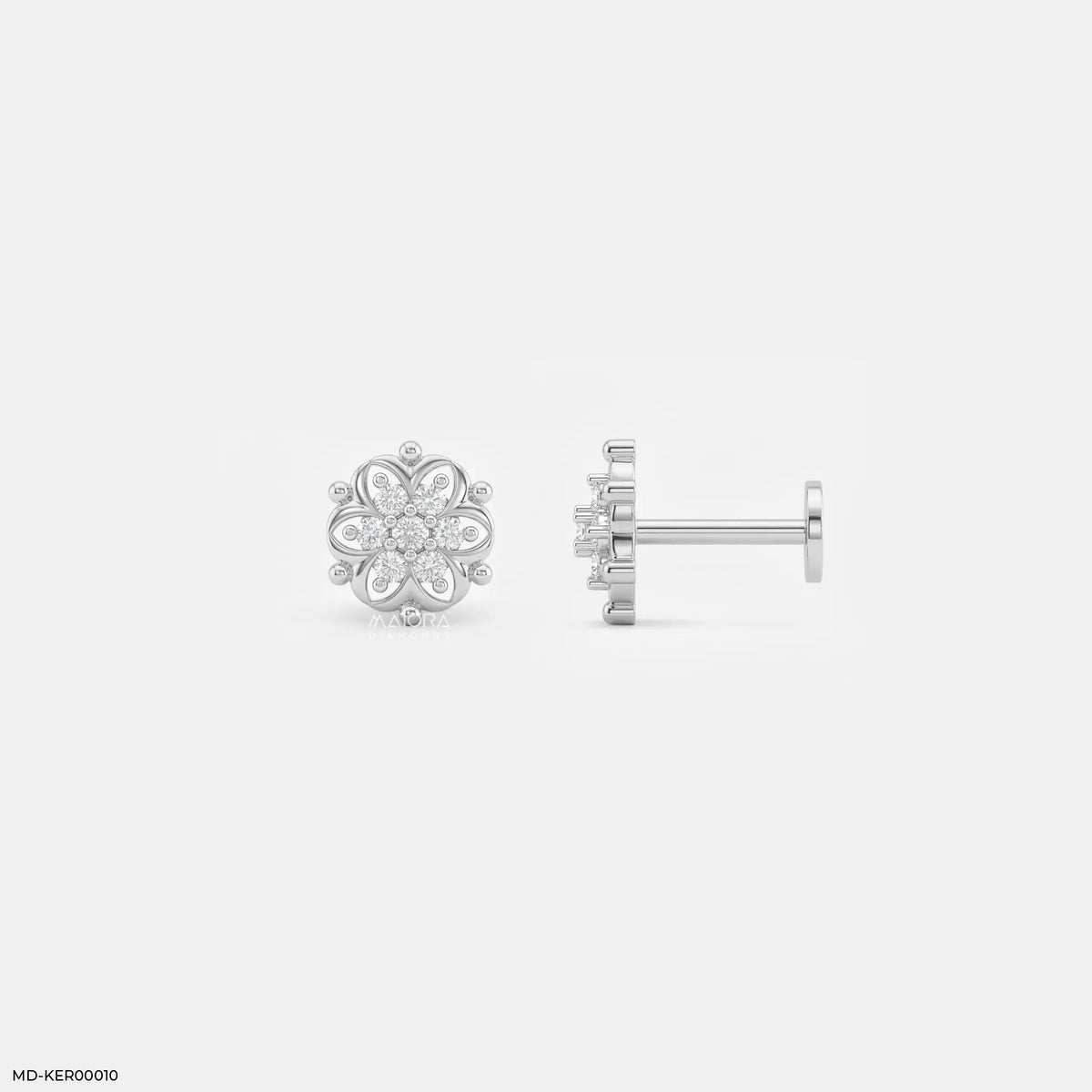 Daisy Flora Kids Diamond Earrings