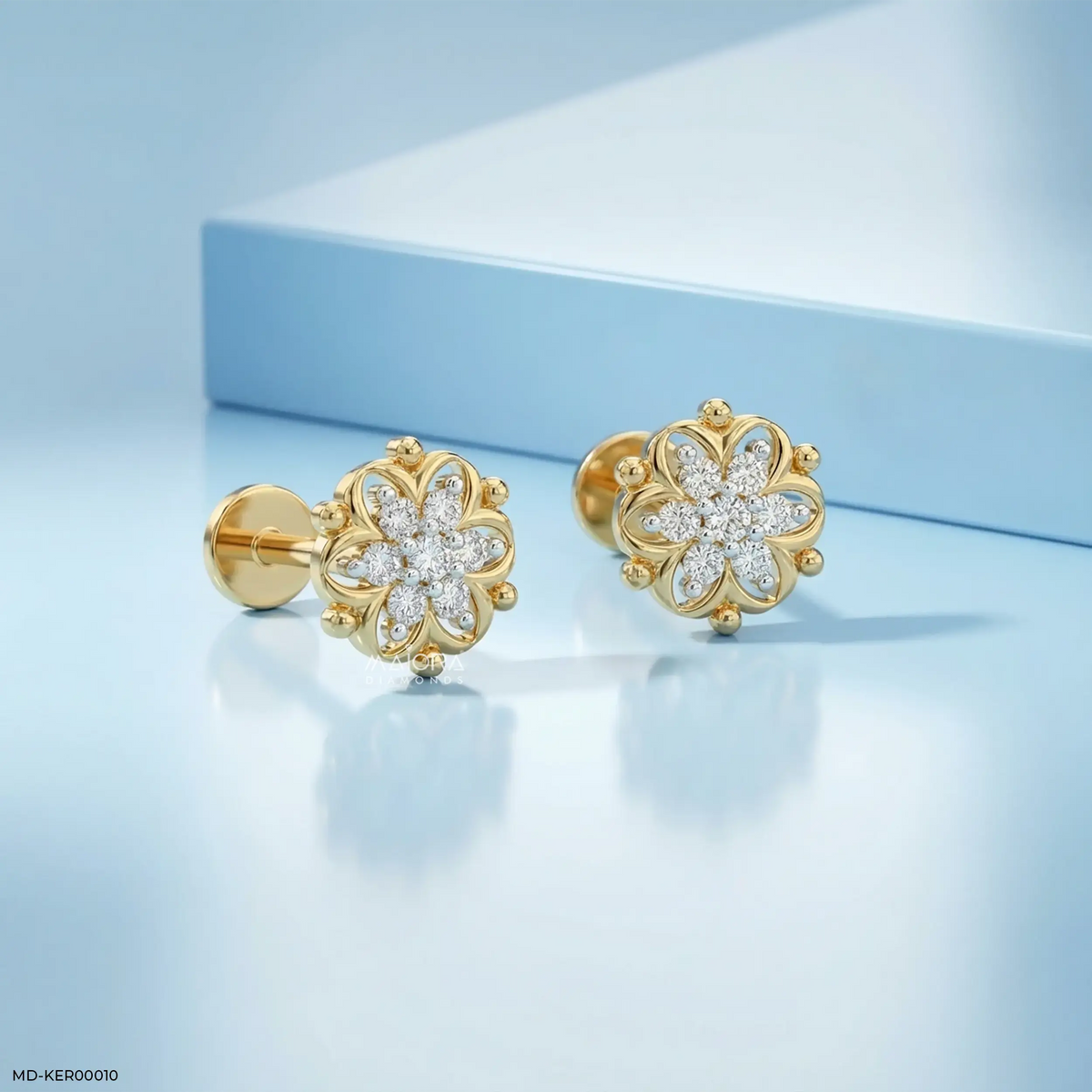 Daisy Flora Kids Diamond Earrings