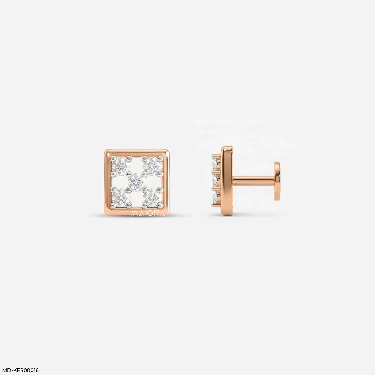Glittery Box Kids Diamond Earrings