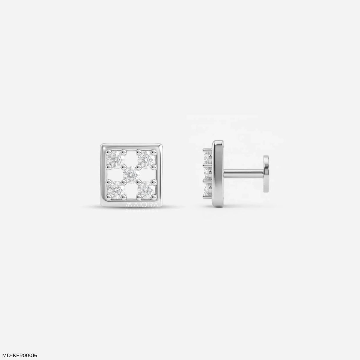 Glittery Box Kids Diamond Earrings