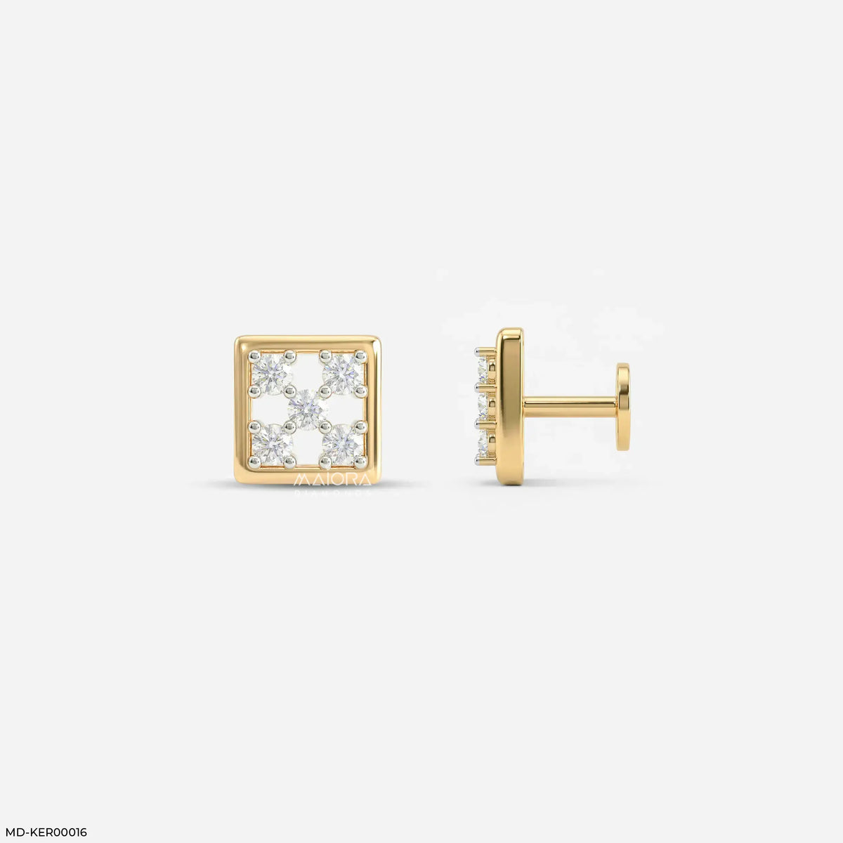 Glittery Box Kids Diamond Earrings