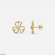 Petal Twist Kids Diamond Earrings