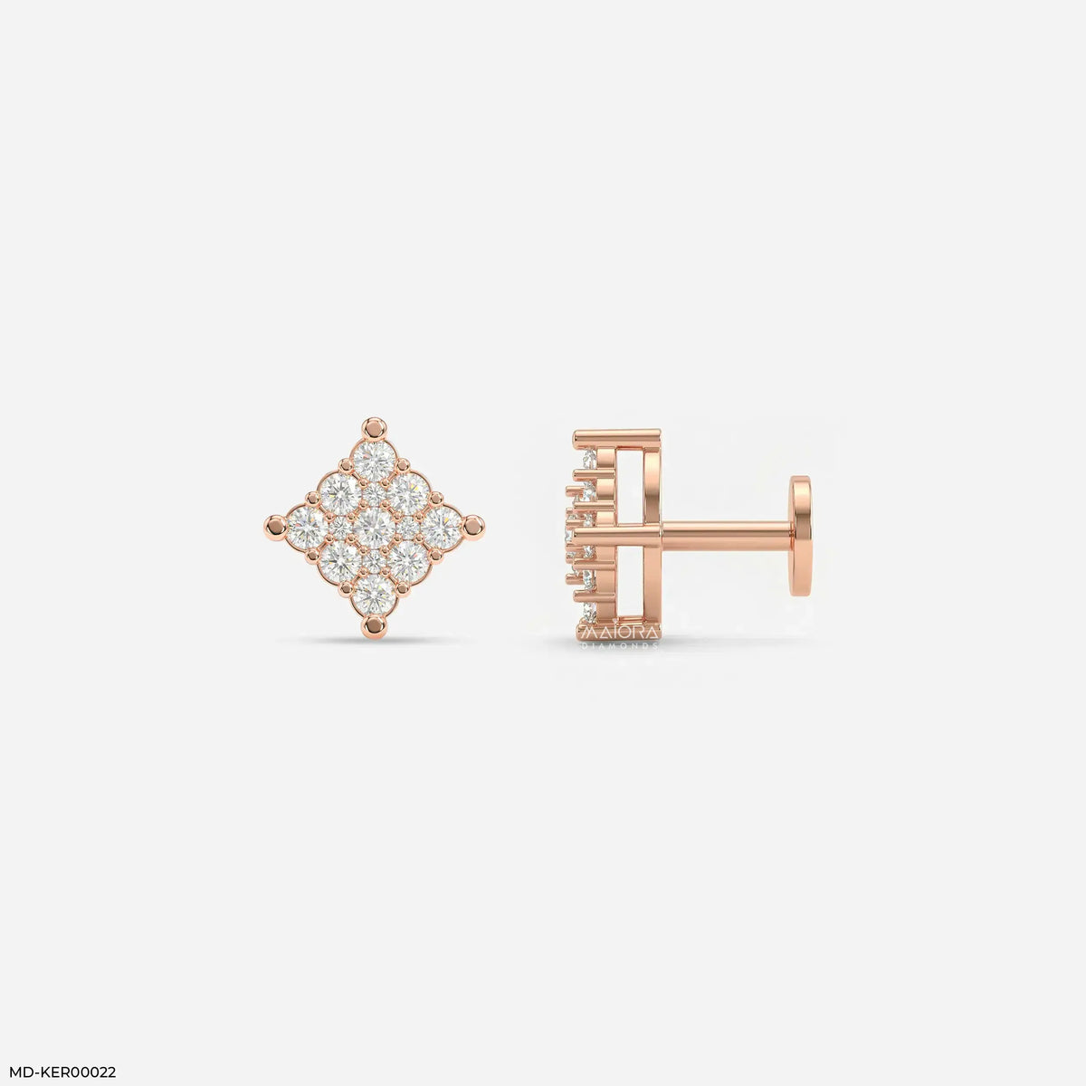 Cubical Diamond Kids Earrings