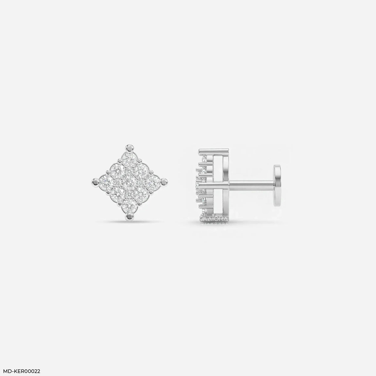 Cubical Diamond Kids Earrings