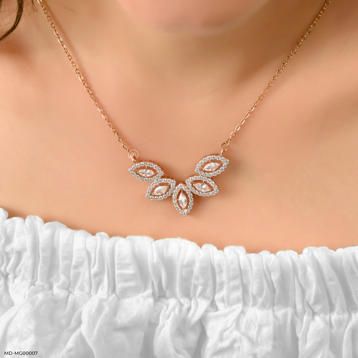 2.25 Carat Marquise Cluster Mangalsutra