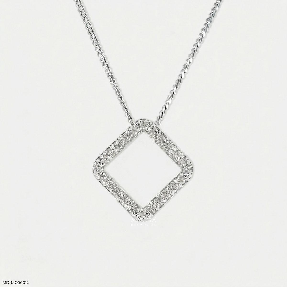 Prism Geometric Halo Pendants
