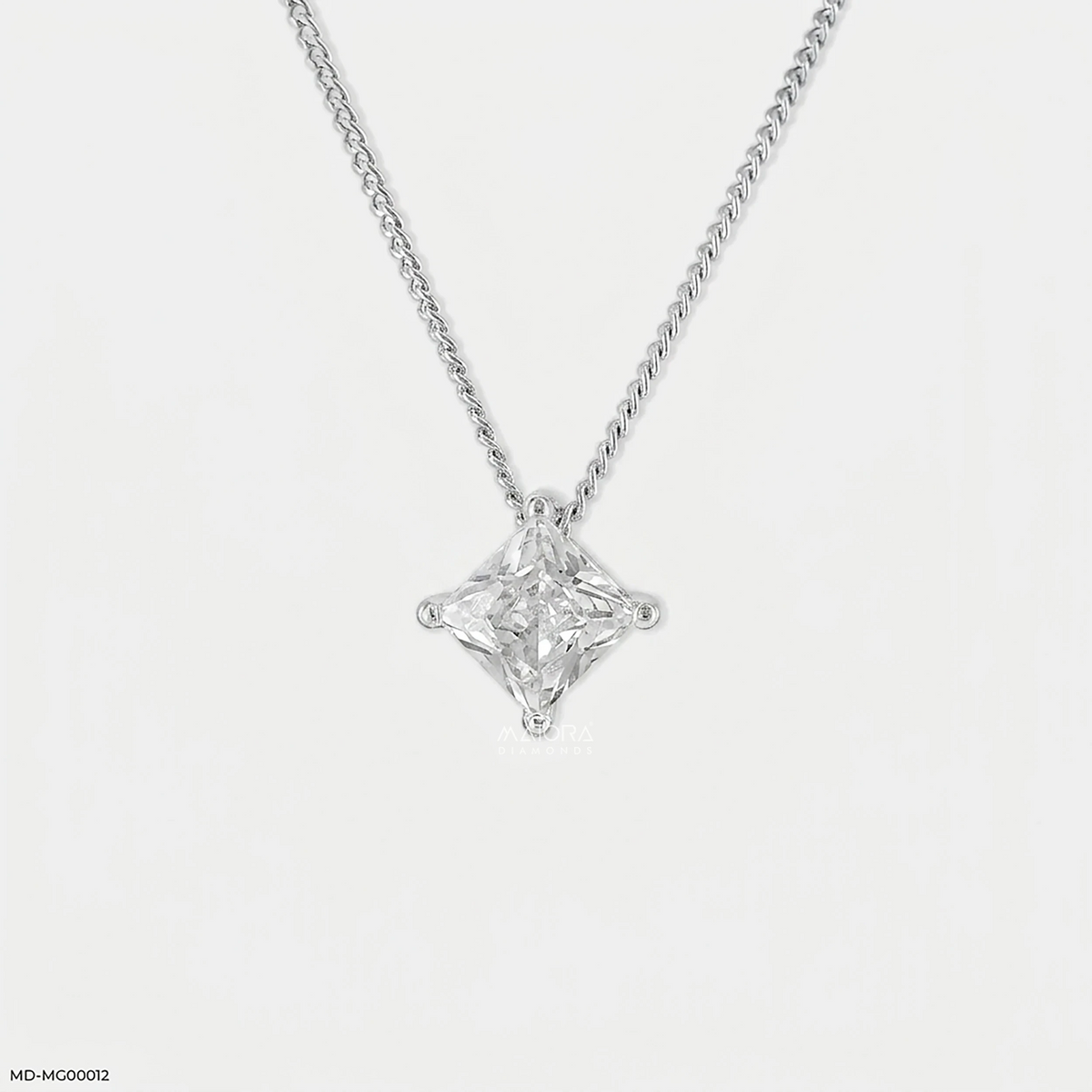 Prism Geometric Halo Pendants