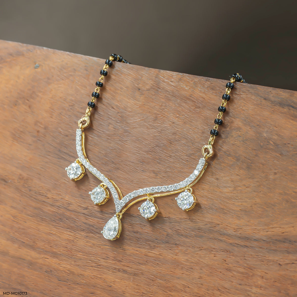 3 Carat Vivaara Diamond Mangalsutra