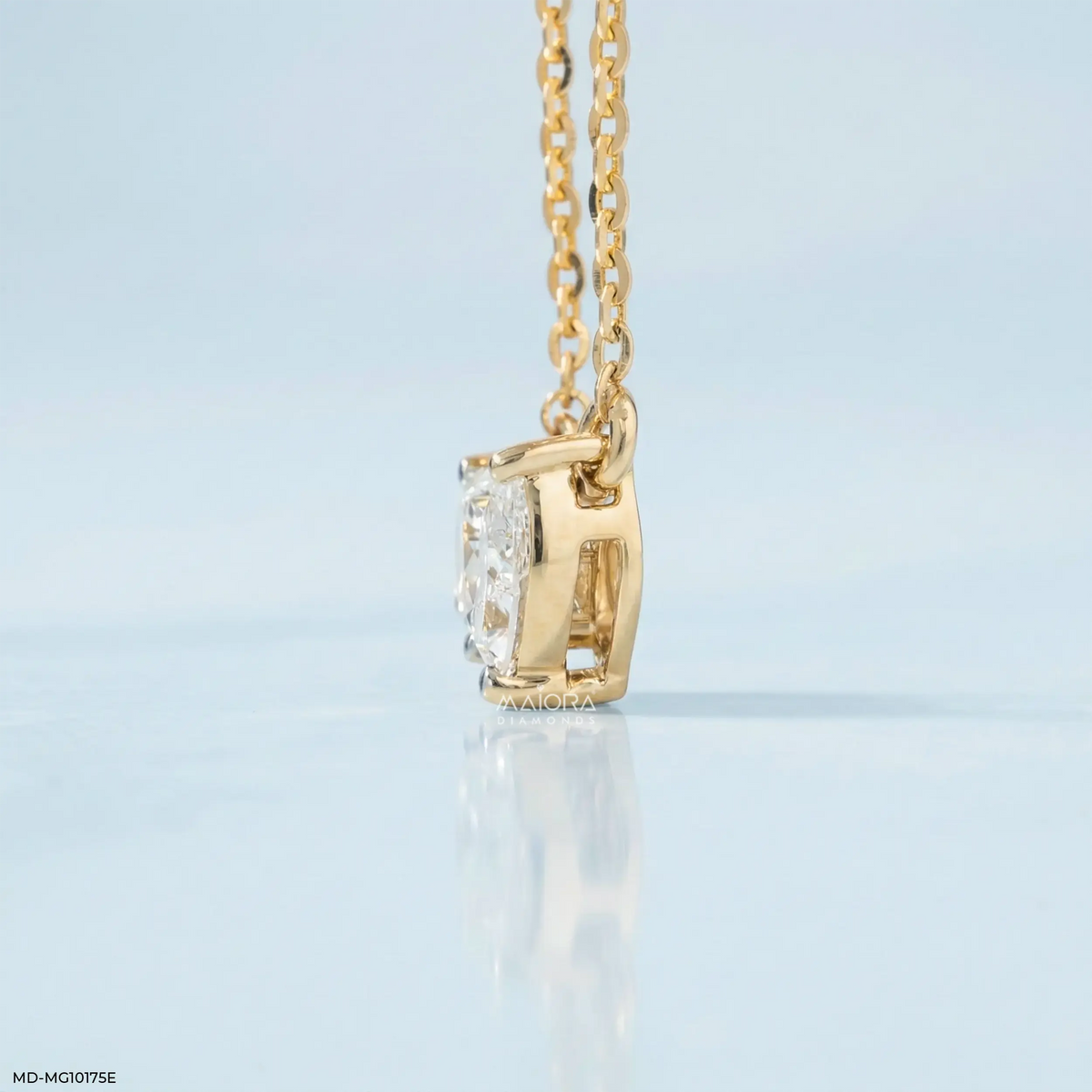 1.35 Carat Toi Et Moi Lab Diamond Pendant