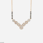 Quad Forms Diamond Mangalsutra