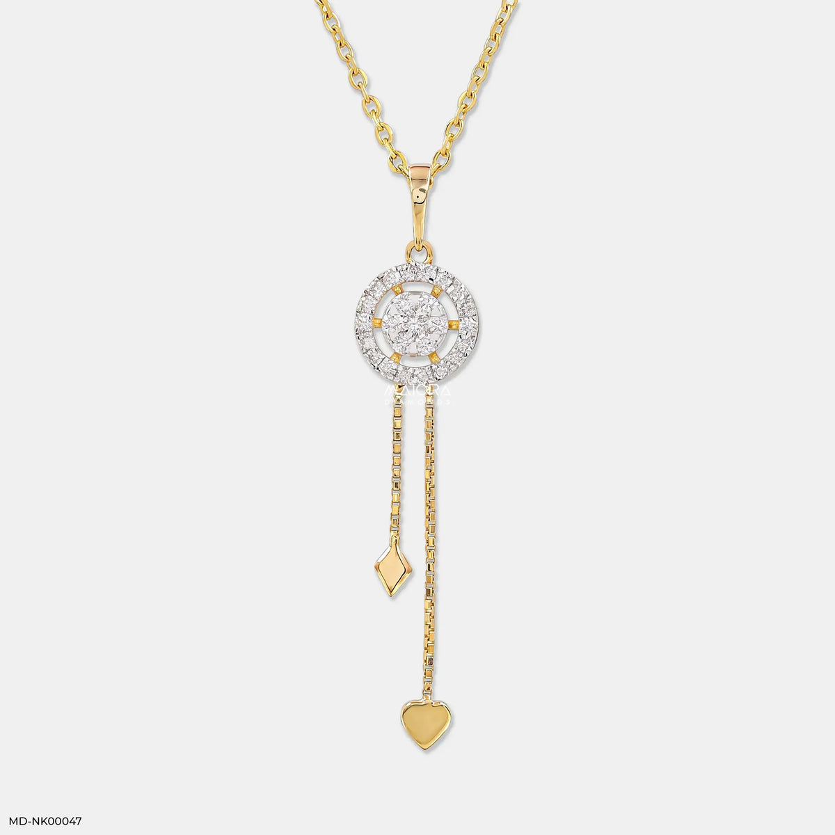 0.35 Carat Circle of Life Lab Diamond Y-Necklace