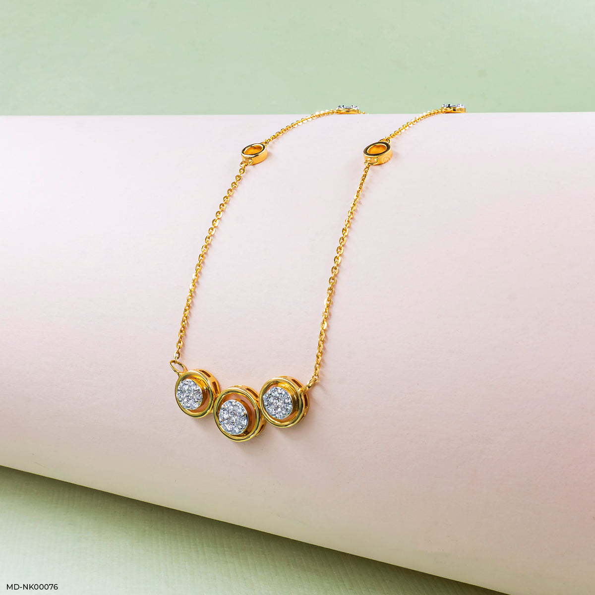 Golden Bubbles Necklace