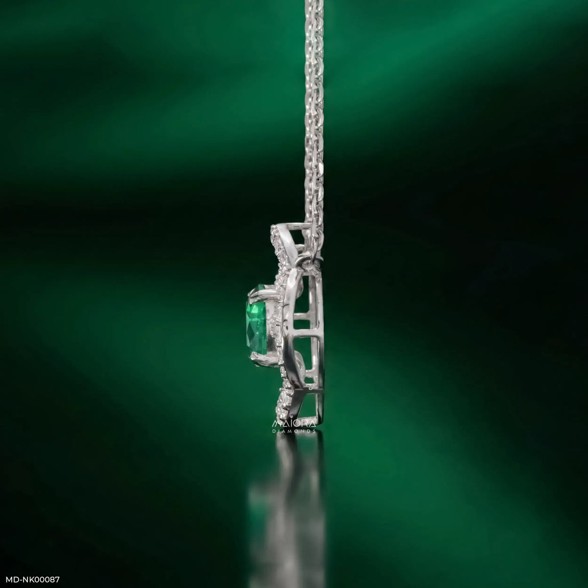 0.25 Carat Circle Of PetalsLab Diamond Pendant Without Chain