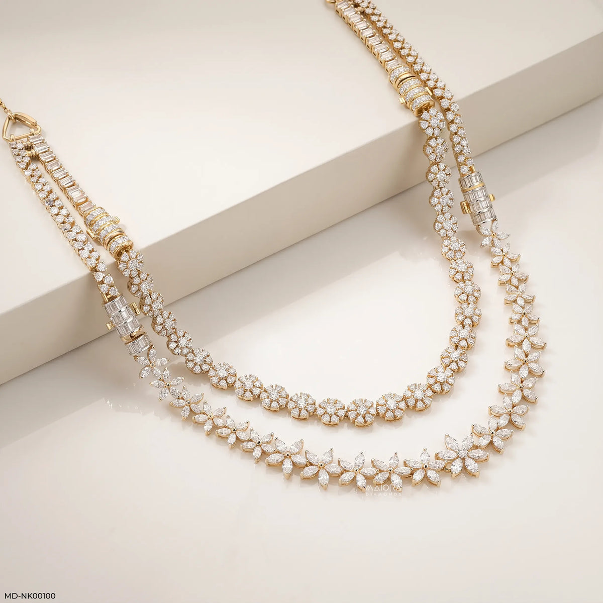 Unique Lab Diamond necklace