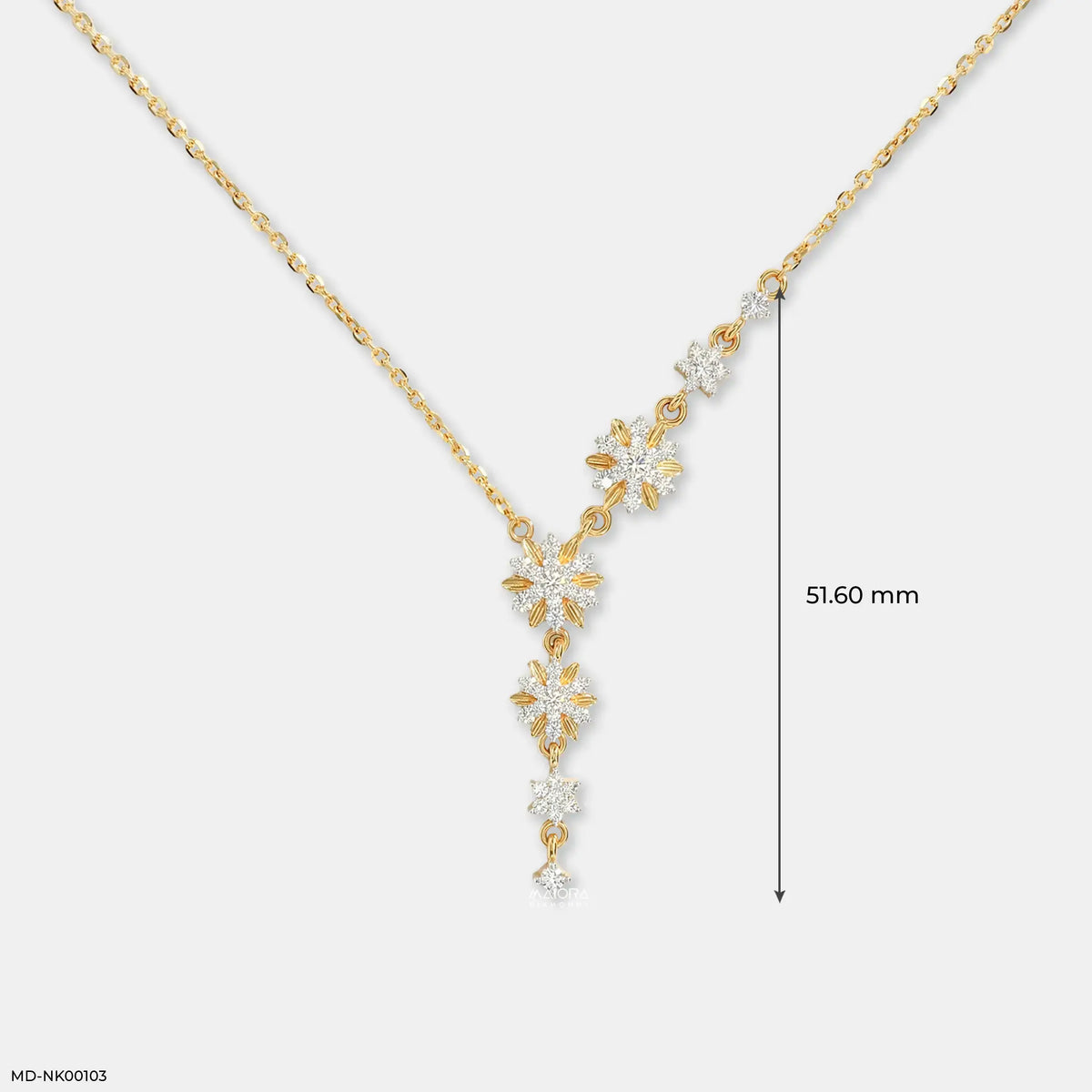 0.50 Carat Drop Lab Diamond Necklace