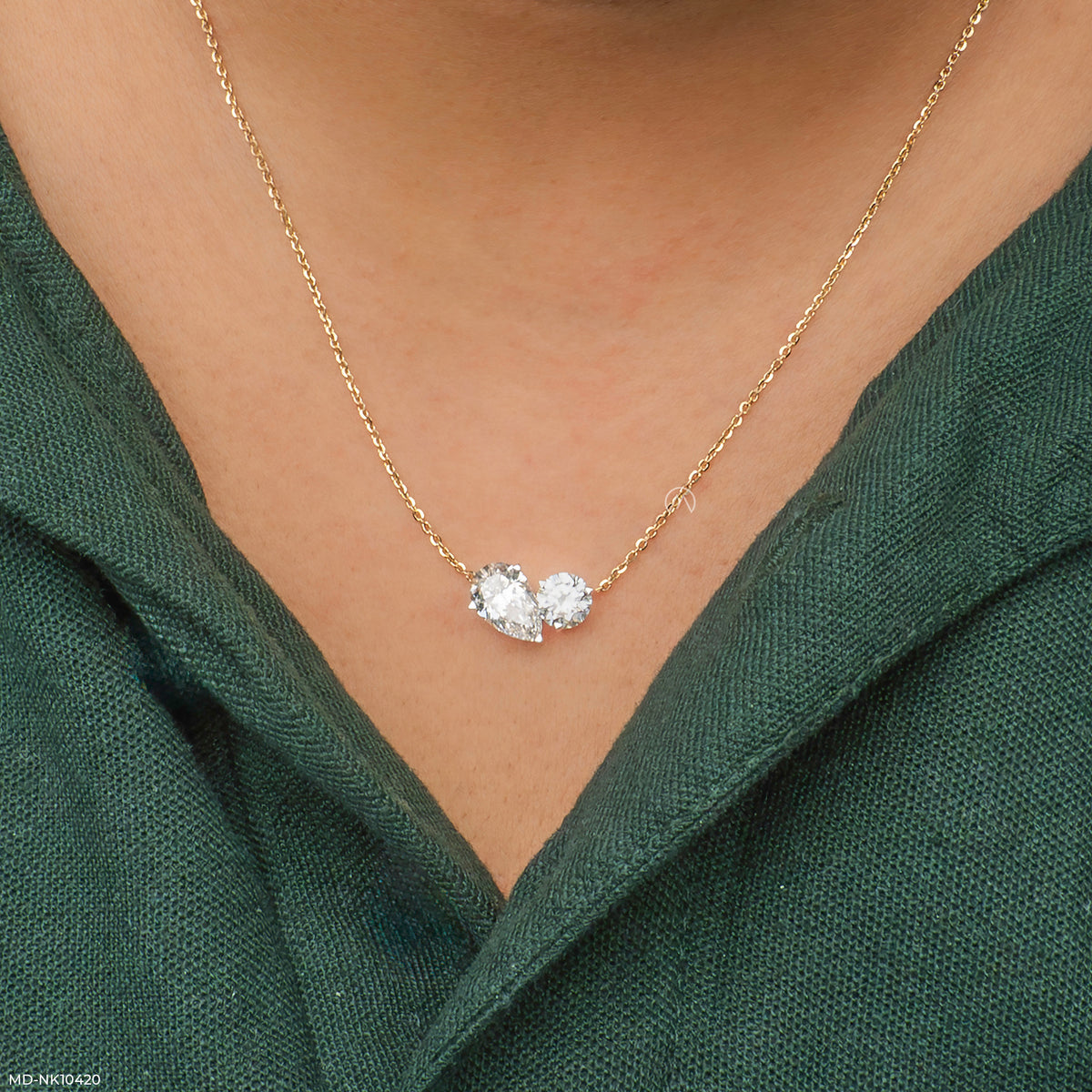 The Shining Pair Necklace