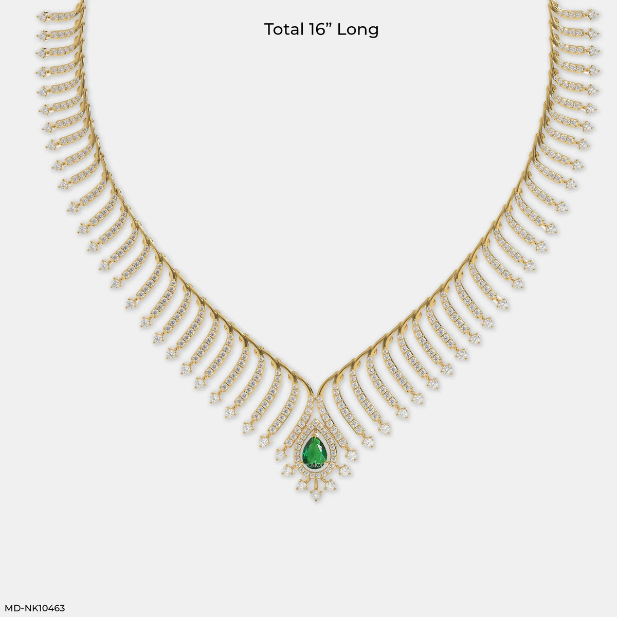 Dynasty Flare Diamond Necklace
