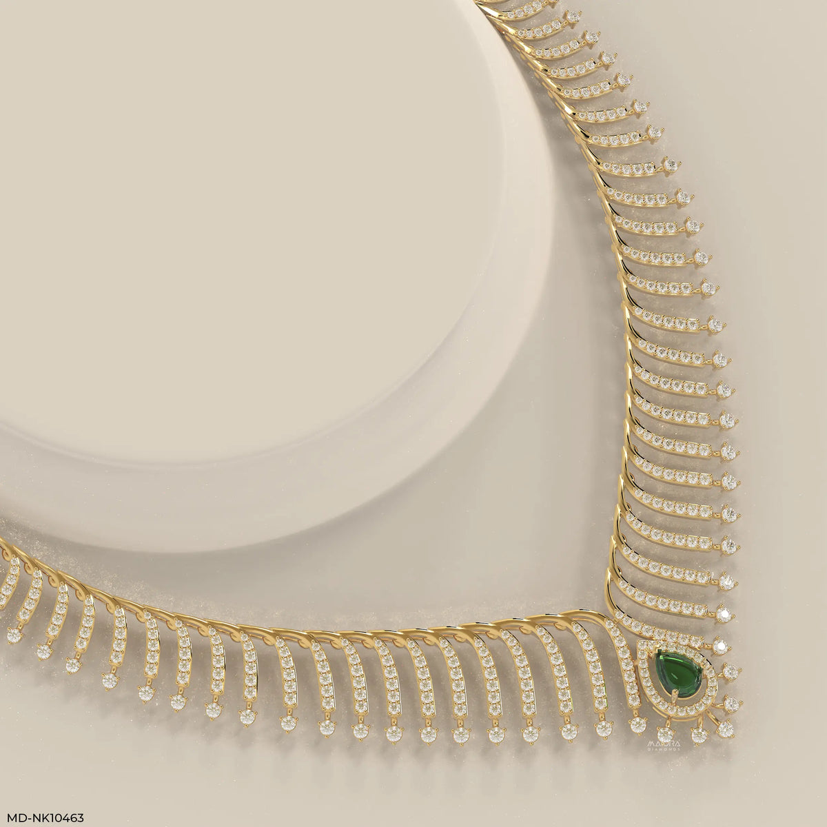 Dynasty Flare Diamond Necklace
