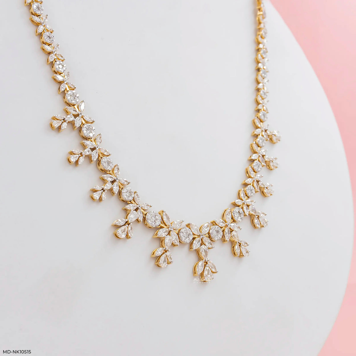 Elowen Flora Diamond Necklace