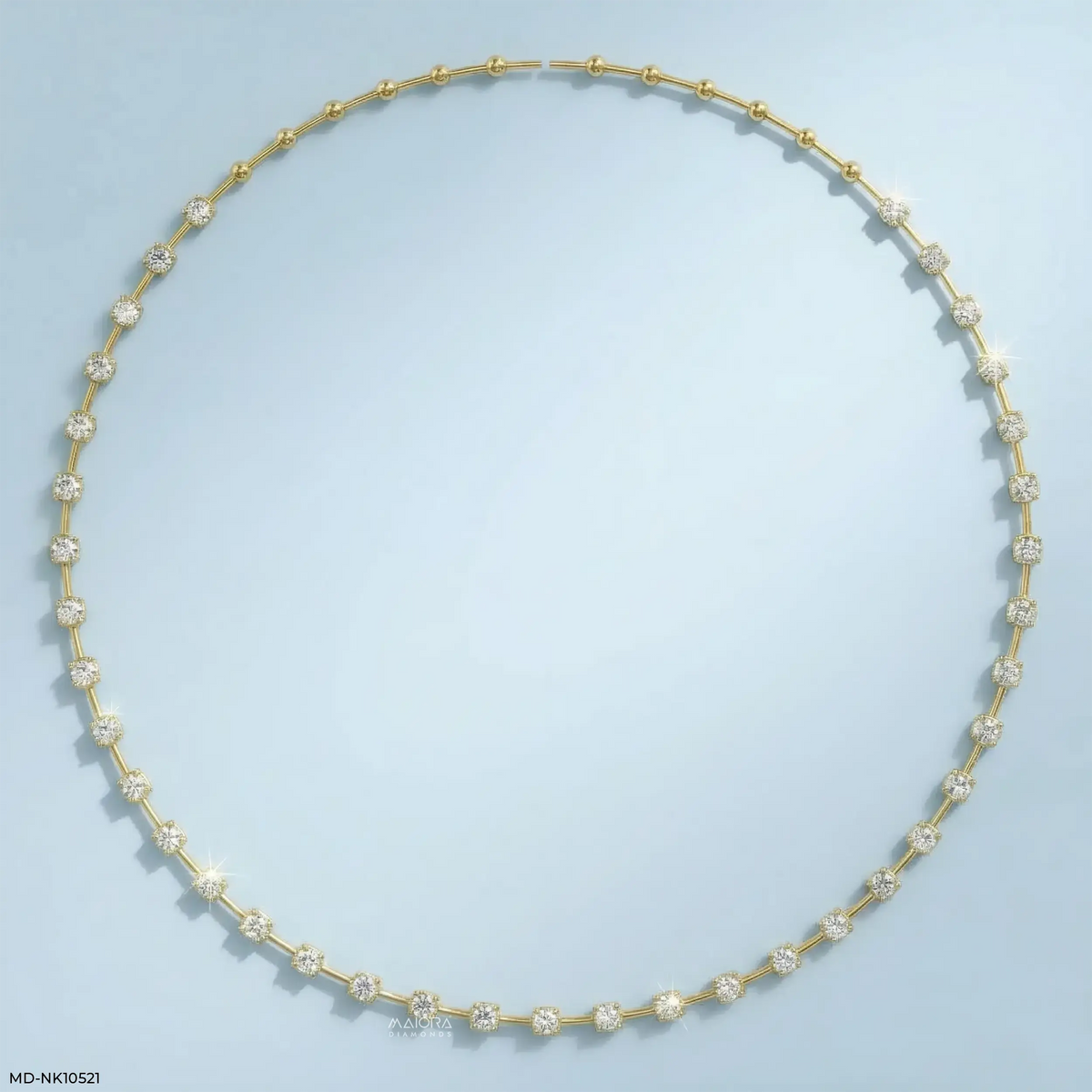 Solas Circlet Diamond Necklace