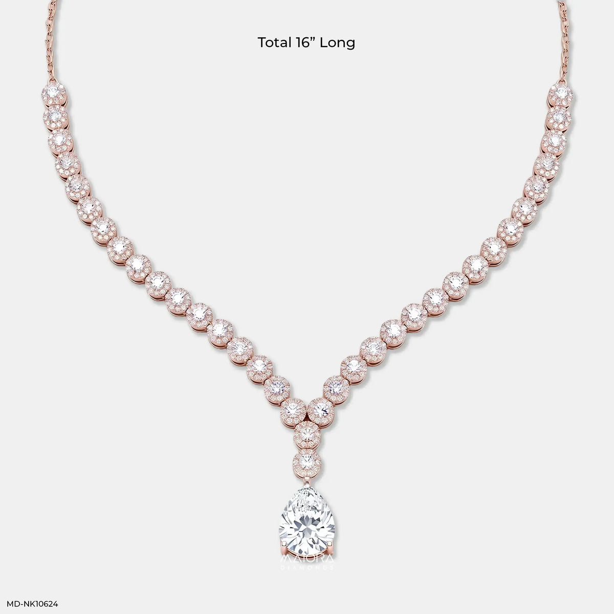 Fancy Shape Lab Grown Diamond Necklace